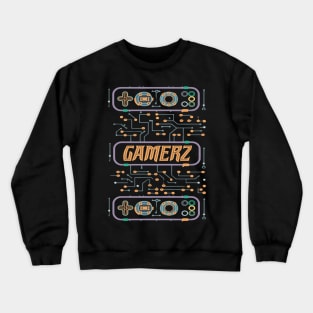 GAMERZ futurustic Digital theme Crewneck Sweatshirt